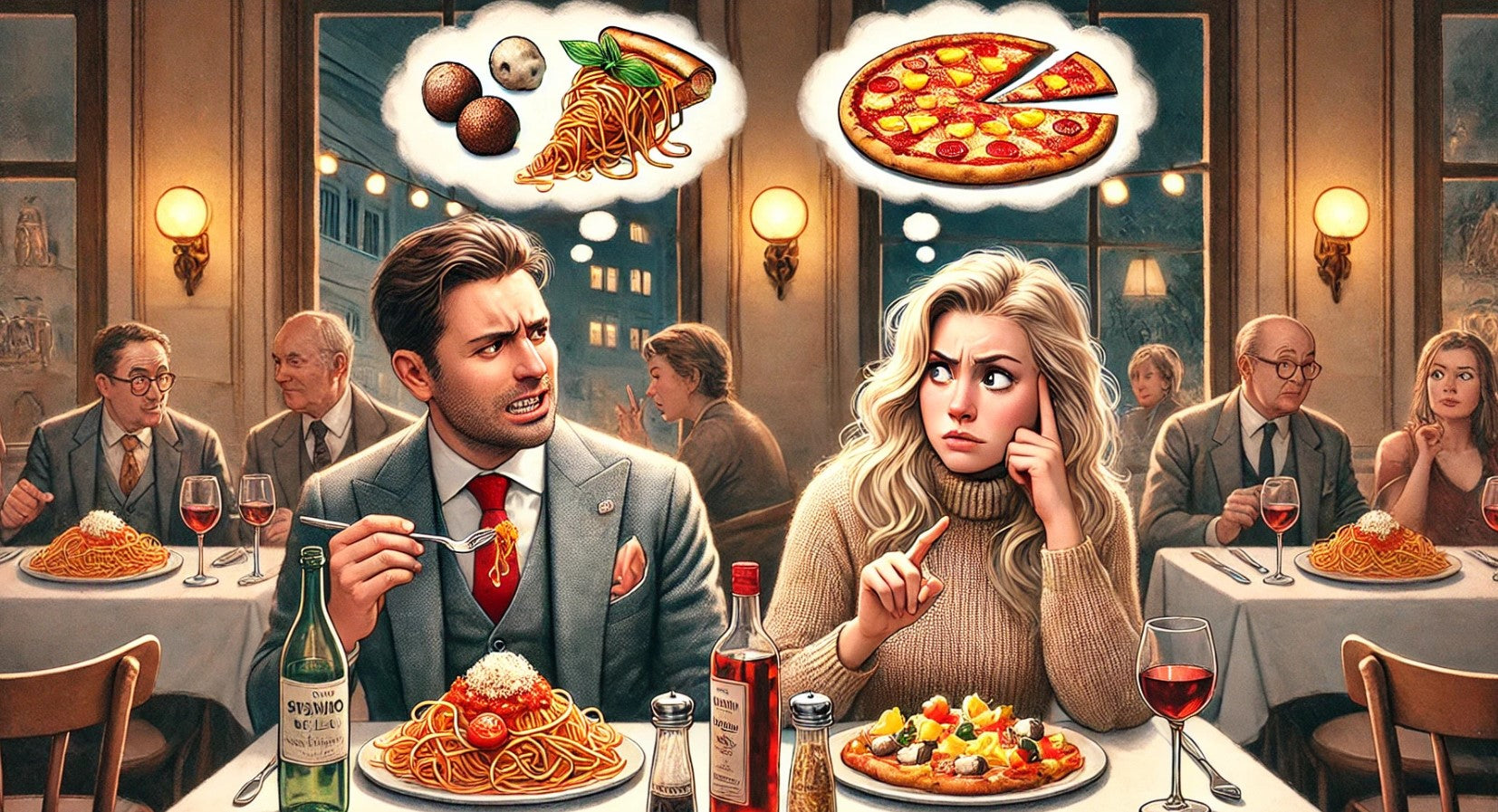 Italienere ved bordet: når kaos bliver en regel (men kun for mad)